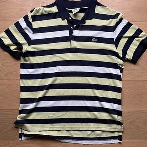 Lacoste striped polo